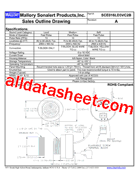 SCE016LD3VC2B型号图片