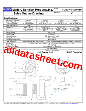 SCE016MD3MG5B型号图片