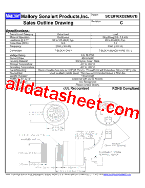 SCE016XD2MG7B型号图片