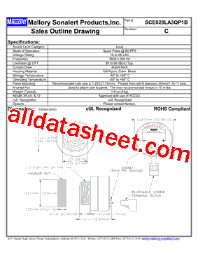 SCE028LA3QP1B型号图片