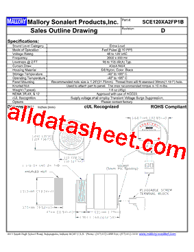 SCE120XA2FP1B型号图片