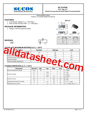 SCS193K型号图片