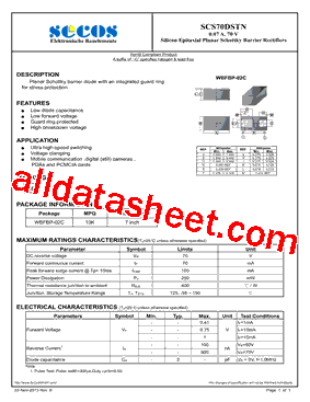 SCS70DSTN型号图片