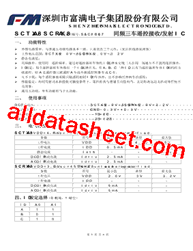 SCTX8A型号图片