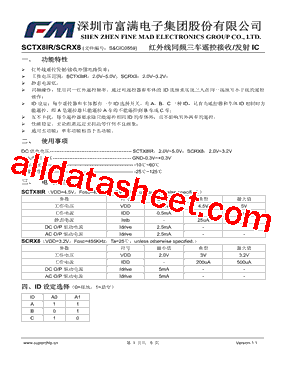 SCTX8IR型号图片