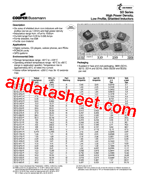 SD10-1R5-R型号图片