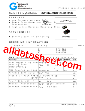 SD101AL型号图片