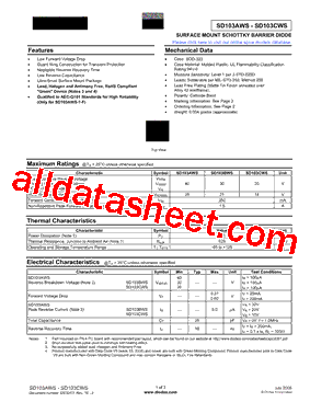 SD103CWS-7-F型号图片