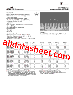SD3110-R50-R型号图片
