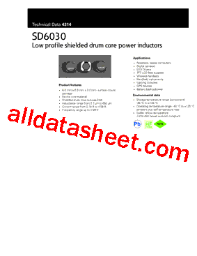 SD6030-471-R型号图片