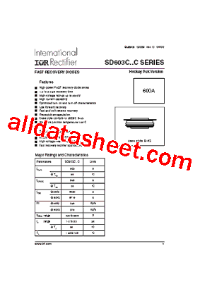 SD603C16S15C型号图片