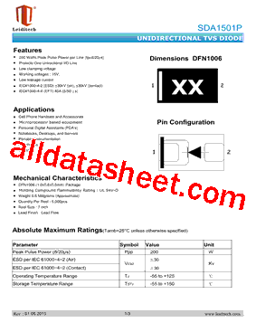 SDA1501P型号图片