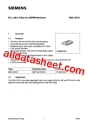 SDA4331X型号图片
