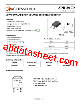 SDB1060D型号图片