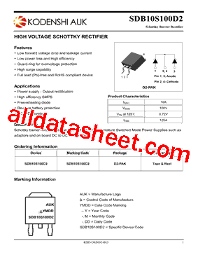 SDB10S100D2型号图片