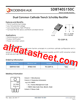 SDBT40S150C型号图片