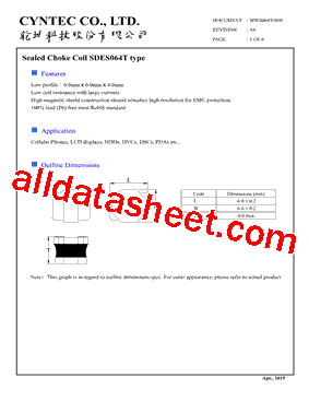 SDES064T型号图片