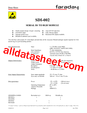 SDI-002型号图片