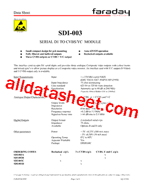 SDI-003C型号图片