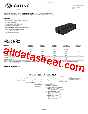 SDI160-12-U-P51型号图片