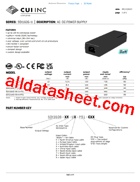 SDI160G-24-U-P51型号图片