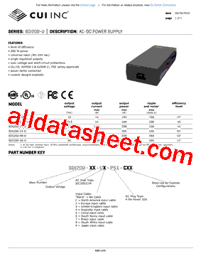 SDI200-48-U型号图片