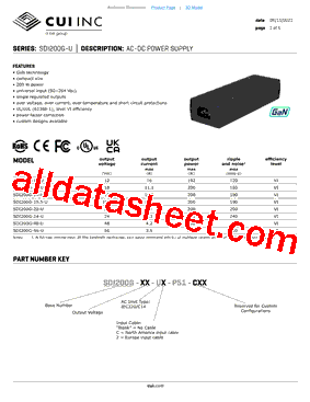 SDI200G-48-U型号图片