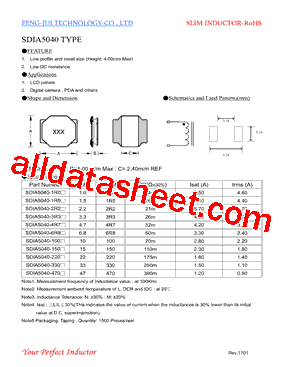 SDIA5040-6R8型号图片