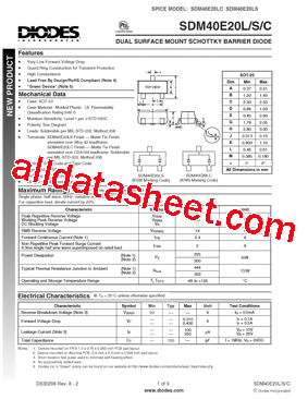 SDM40E20LS-7型号图片