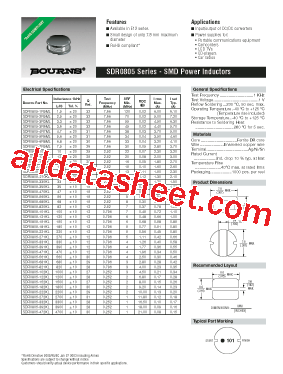 SDR0805-151KL型号图片