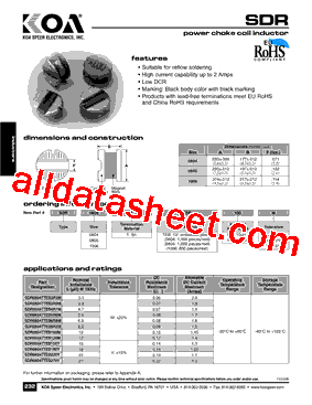 SDR0805TTEB330K型号图片