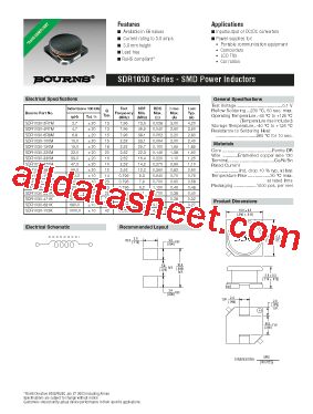 SDR1030-151K型号图片