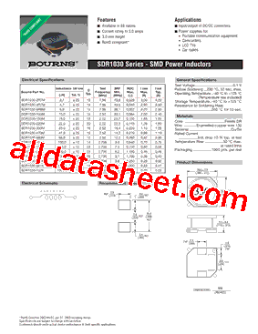 SDR1030-221K型号图片