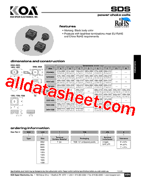 SDS1003TTEB2R2M型号图片