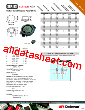 SDS130R-394M型号图片