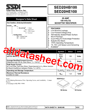 SED20HB100型号图片