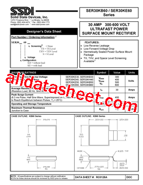 SER30KE60TXV型号图片