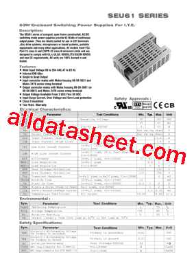 SEU61-400-3型号图片