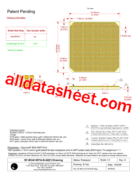 SF-BGA1497A-B-42型号图片