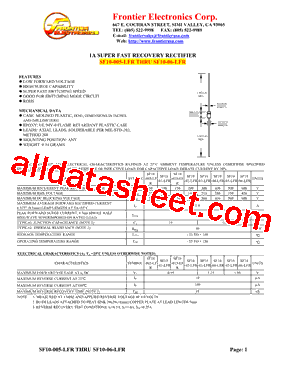 SF10-015-LFR型号图片