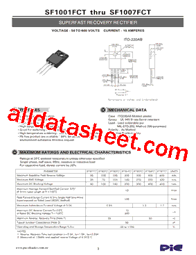 SF1005FCT型号图片