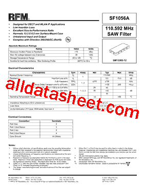 SF1056A型号图片