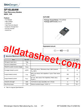 SF10L60AM型号图片