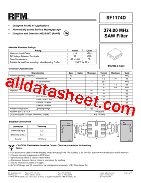 SF1174D型号图片