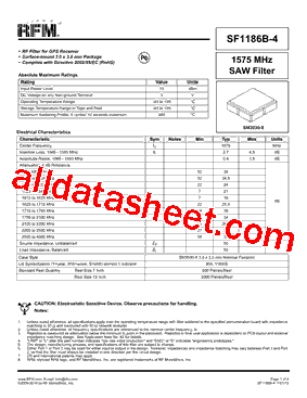 SF1186B-4型号图片