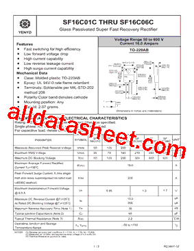 SF16C01C型号图片