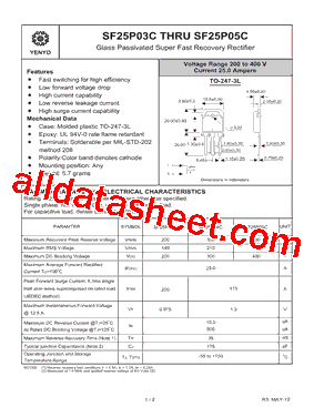SF25P05C型号图片
