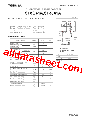 SF8J41A型号图片