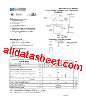 SFA1002G型号图片