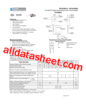SFA1607G型号图片